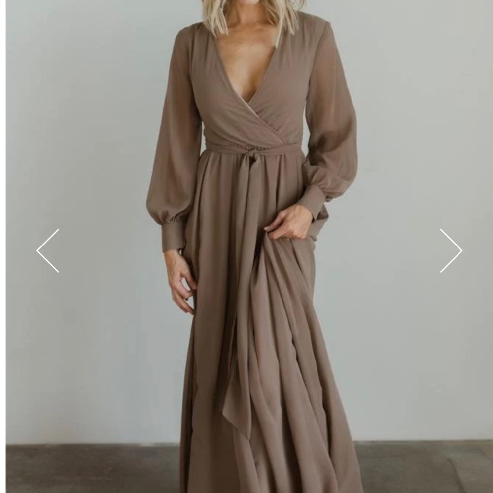 Baltic Born Lydia Dress in Stone